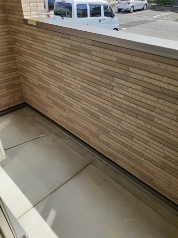 アサヒハイツ　　刈谷市近郊の賃貸ならクラスホーム刈谷店のバルコニー|外からの目が気にならないバルコニーで洗濯物が干せます