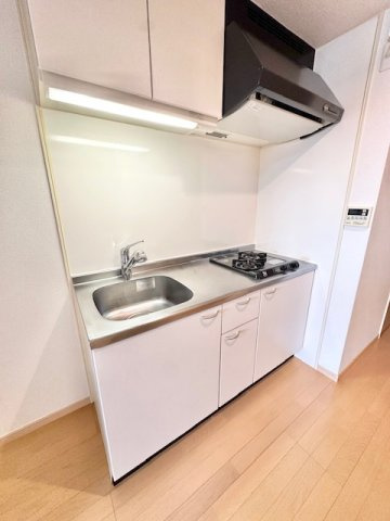 クレメント岡山のキッチン|きれいなキッチンです