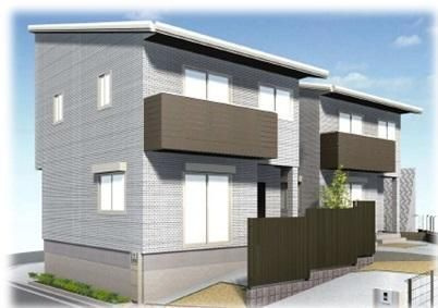 山之上西町　車庫2台付戸建ての外観