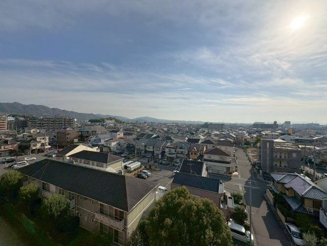 令和７年１１月リノベーション済３ＬＤＫ◆京阪宇治線＆ＪＲ奈良線の２沿線利用可◆ローレルコート宇治木幡の展望|バルコニからの展望