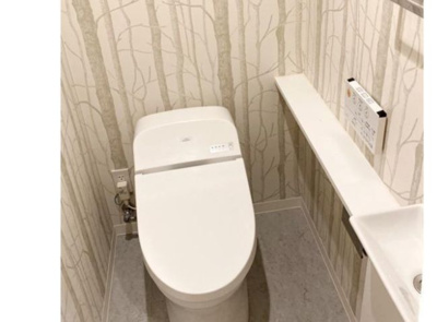 【トイレ】 | インプレストコア神楽坂 | 清潔感のあるトイレです