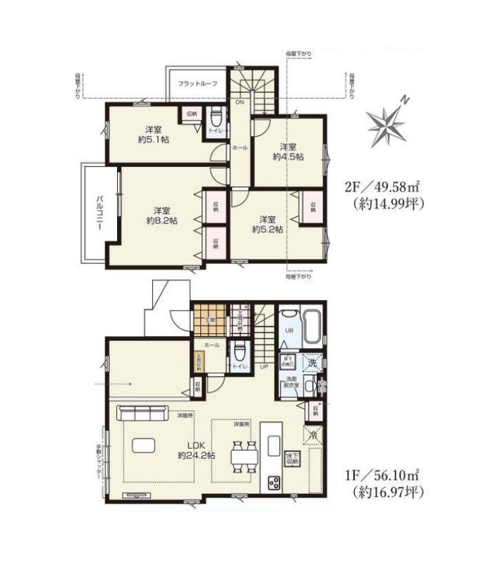 さいたま市見沼区東大宮　54期　新築一戸建て　KEIAI GRACE　02