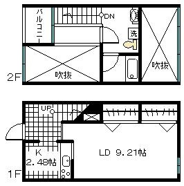 アーサーズ・パスの間取り