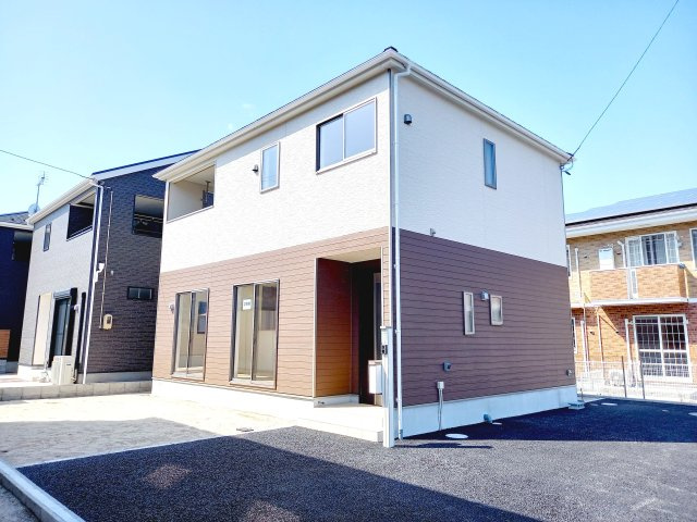 11/17価格変更　【いわき市平第20／2号棟】　新築戸建　の外観|◆同施工写真です◆外観の写真です。お洒落な新築は気分が上がりますね♪