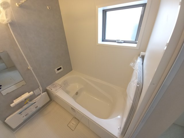 ラスト1棟　【平下神谷第7】4号棟　※期間限定キャンペーン開催☆内覧可能※　の浴室|◆ユニットバスの写真です◆　フルオート機能で、時間帯を気にせず、家族全員が暖かい湯船に浸かることができます。　一日の疲れを癒してくれそうですね♪