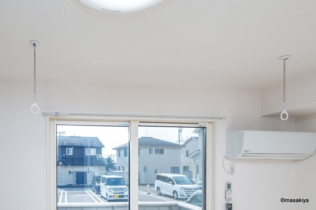 ドゥ・ヴィラージュ吉田の設備|室内物干し