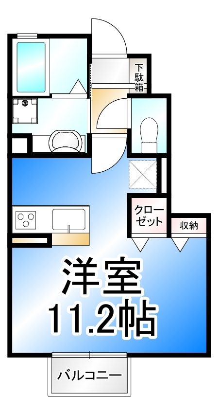 ドゥ・ヴィラージュ吉田の間取り