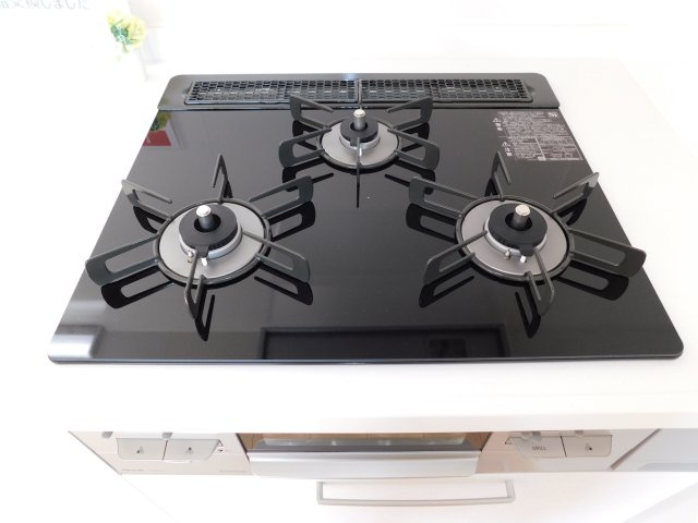 名古屋市北区安井１丁目の中古マンションのその他|◇３口コンロ◇　　ガラストップコンロ新品交換　（２０２５年１０月リフォーム済）