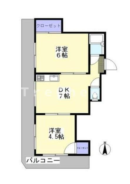 エーワンレジデンスの間取り