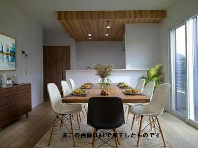 安芸区中野2丁目の居間・リビング