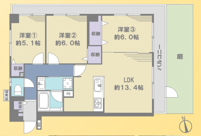府中市八幡町２丁目の中古マンション