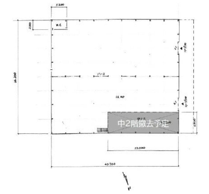 東村山市恩多町５丁目の倉庫の間取り