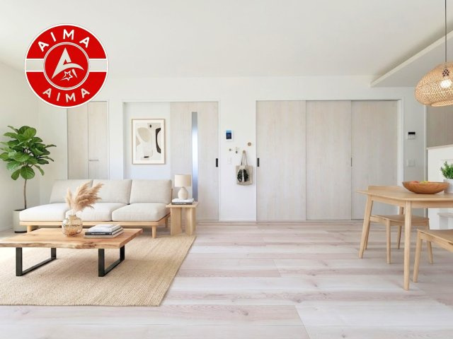 古賀市天神7丁目第5-2棟（1号棟）の居間・リビング|明るく開放的なリビングダイニングは豊かな陽光が注ぎ込み、やすらぎの空間を演出してくれます。ご家族で楽しいひとときをお過ごし下さい。※家具はCGを合成したものです。