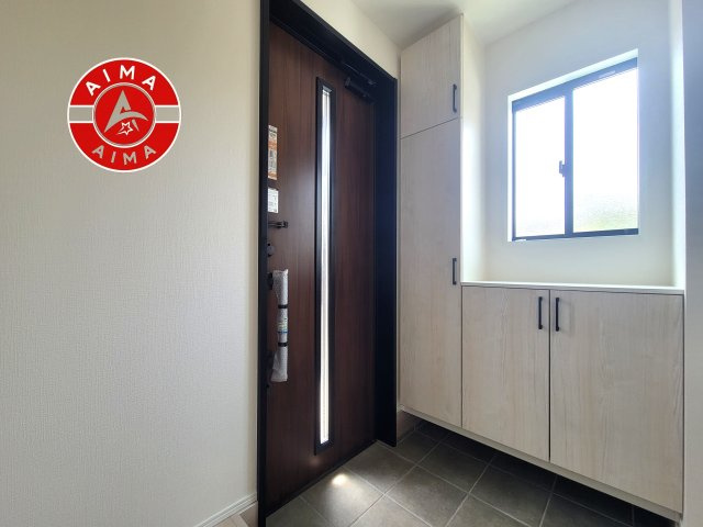 古賀市天神7丁目第5-2棟（1号棟）の防犯設備|二重ロックでしっかり防犯対策ができます。