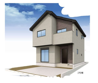 【外観】 | 越谷市花田10期　新築分譲住宅　全2棟
＜2号棟＞