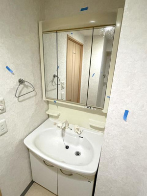 【洗面所】 | 銀座レジデンス参番館 | ゆったりとスペースのある洗面所