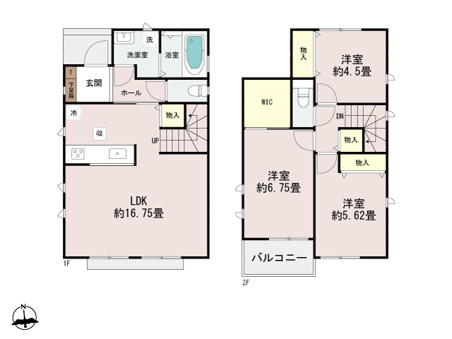 守山区川村町｜名古屋市の戸建ならホームアップの間取り