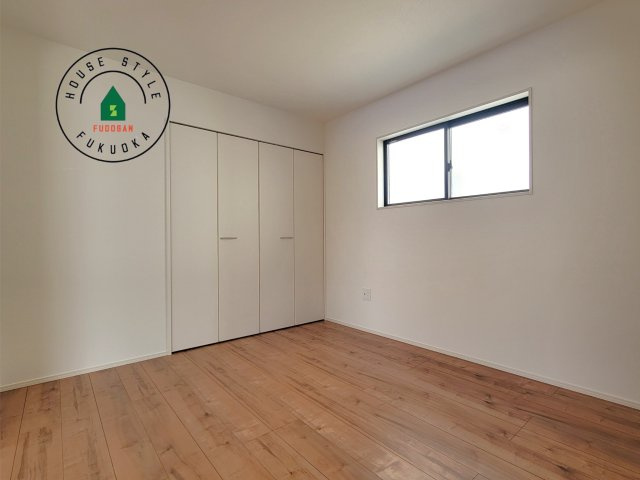 古賀市天神7丁目第5-2棟（2号棟）の内観：施工例|将来的に、琉球畳を引きまして和室風にすることも可能です。