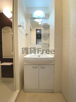【独立洗面台】 | Luxe玉造Ⅲ　仲介手数料無料
