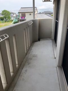 アリエス大町のバルコニー