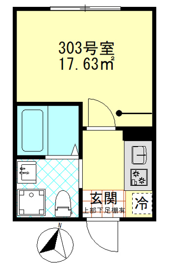 【間取り】 | ブローテ四ツ木