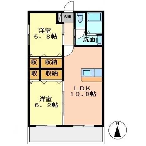 【間取り】 | ブライムボォウレジデンス　Ｃ棟