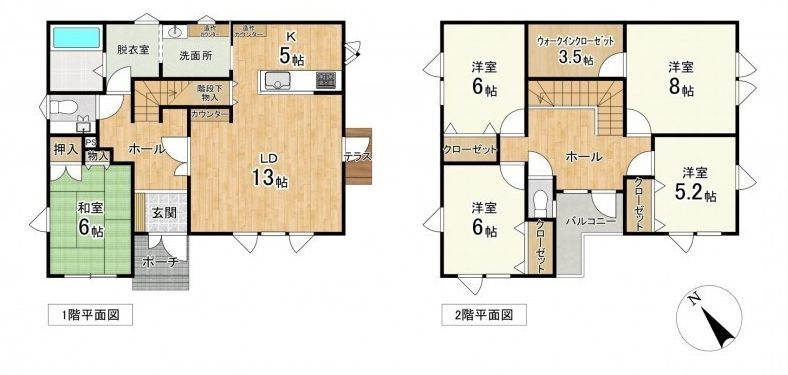 【釧路市昭和中央3丁目】広々70坪の敷地！収納充実の5LDKで快適な暮らしをデザイン♪