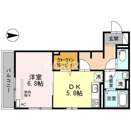 ソルプレーザ玉造の間取り