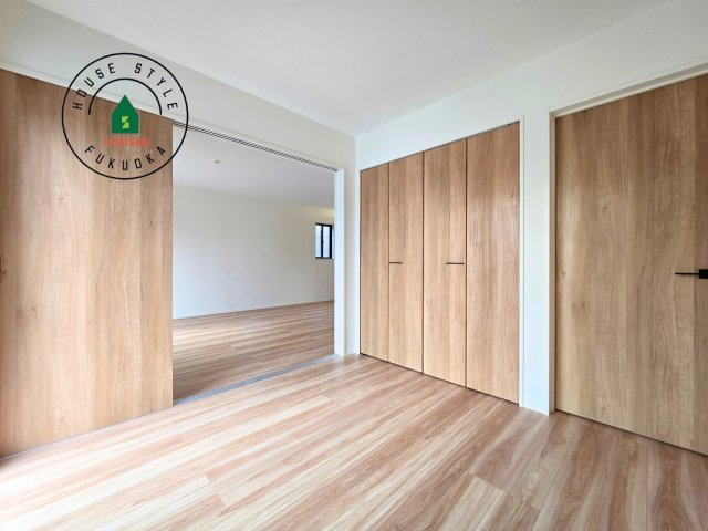 古賀市花見南3丁目第4-1棟（1号棟）の内観：施工例|将来的に、琉球畳を引きまして和室風にすることも可能です。