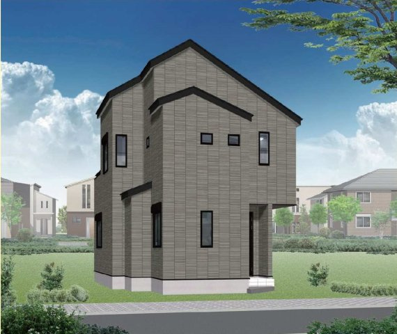 【横浜市旭区今宿南町1728-35新築戸建て】★仲介手数料無料★（今宿南小学校・今宿中学校）の外観パース