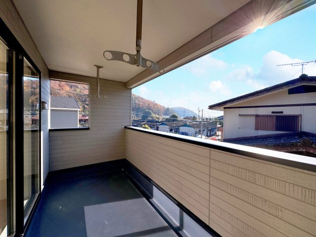 Cradle Garden足利市今福町第1　新築住宅 1号棟のバルコニー