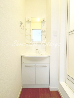 【洗面所】 | ハイツタイムⅡ | シャワー付き洗面台♪