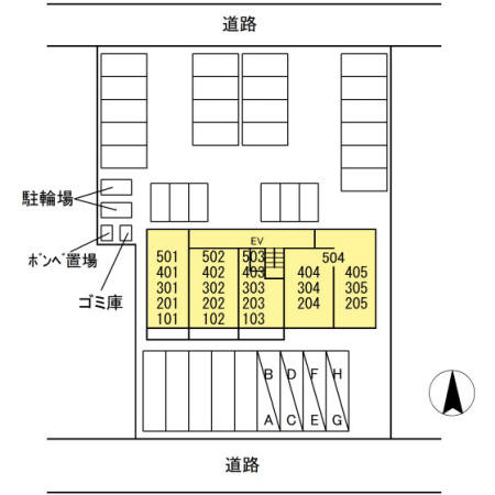 Ville Soleilの区画図