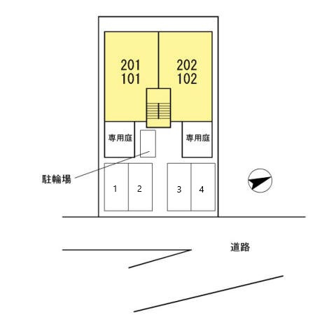 コートケゴヤの区画図