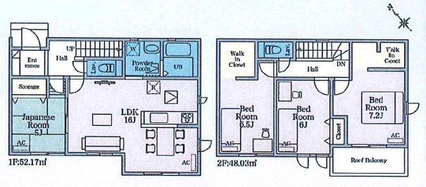 西尾西浅井町　第1期　新築分譲住宅　全4棟　1号棟