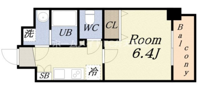 【間取り】 | ジアコスモ九条シエル