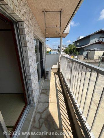 ＪＵＮ上福岡のバルコニー|暖かな日差しのふりそそぐバルコニー