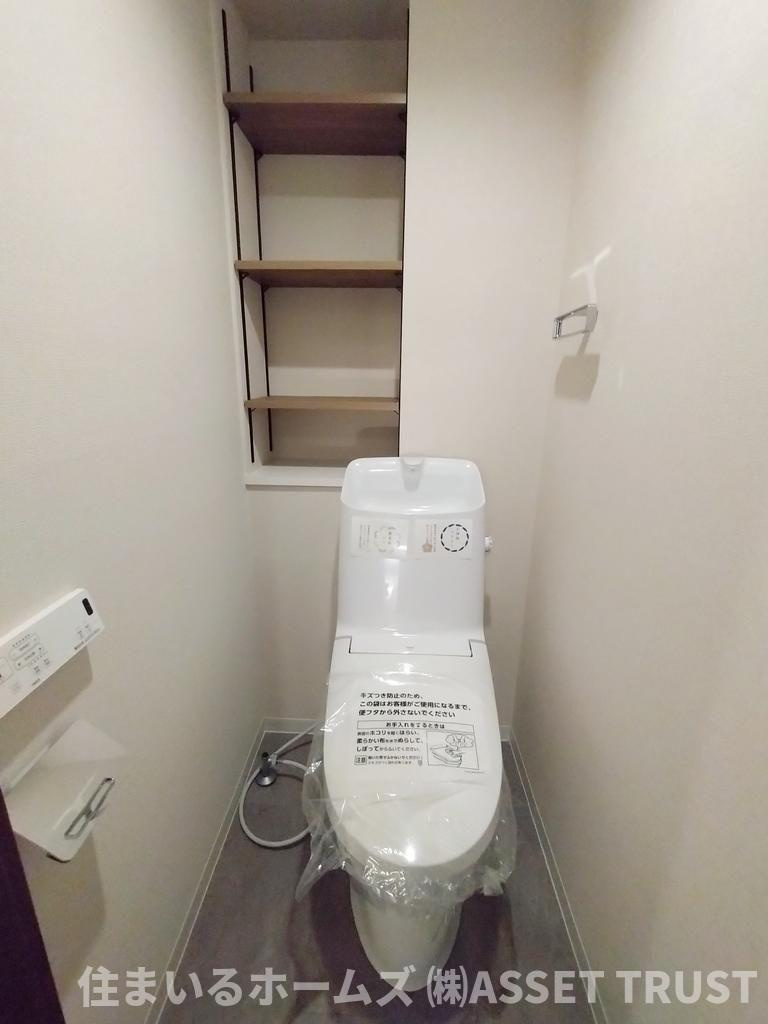 サンクタスガーデン砧のトイレ|温水洗浄便座つきです