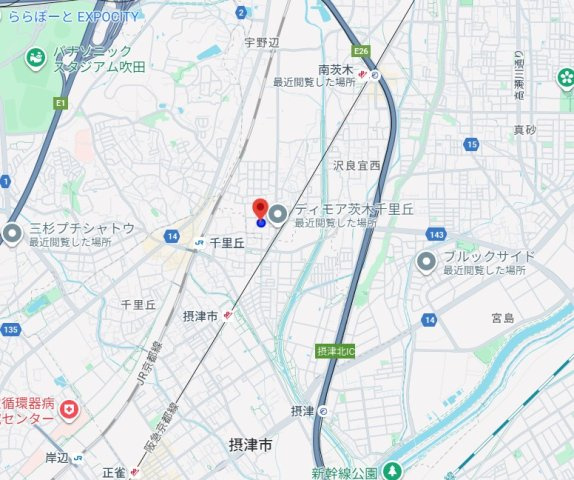 クレッシェンドⅥの地図