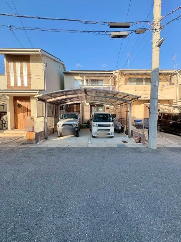 京都市伏見区羽束師鴨川町　中古戸建ての外観|太陽光発電3.49kw＆蓄電池搭載のオール電化住宅。