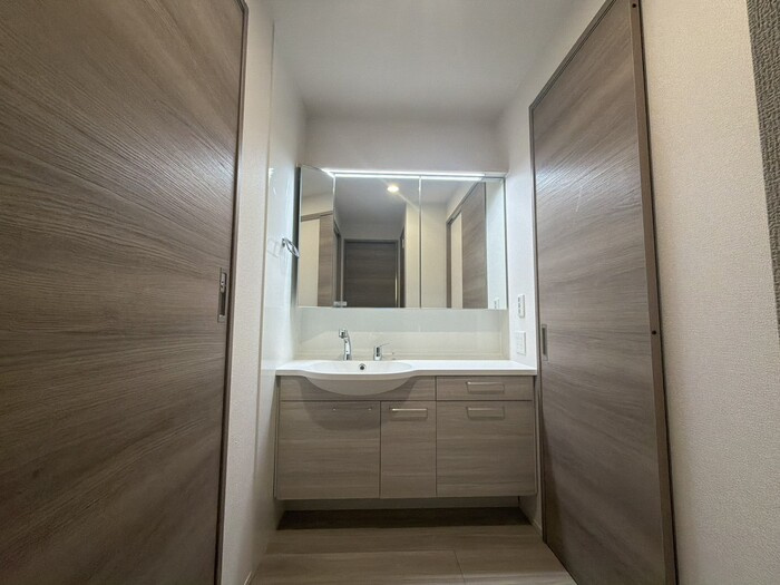 スプランデュール高井田の洗面所