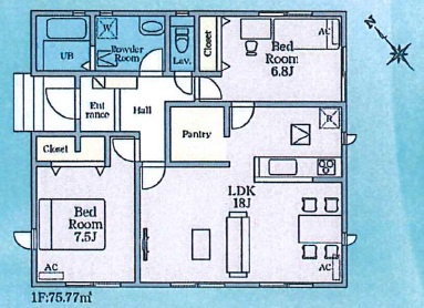 西尾西浅井町　第1期　新築分譲住宅　全4棟　3号棟