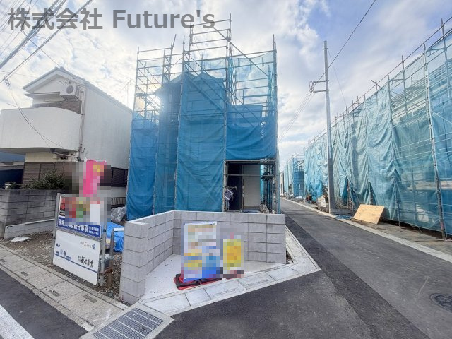 三郷市戸ケ崎5丁目　新築戸建　全10棟　E号棟の外観|現地の写真になります。