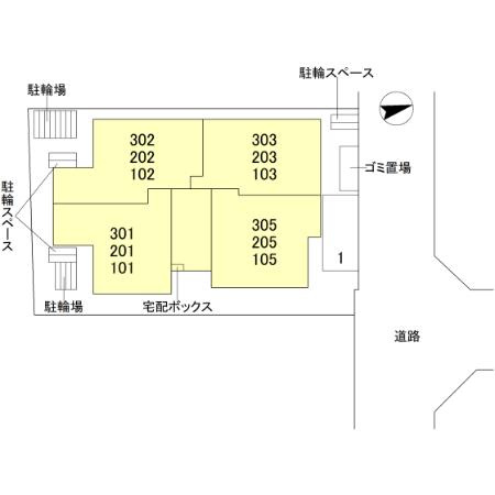 クレッシェンドの区画図