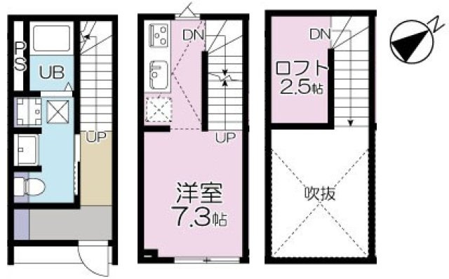 モクテラスネリマヴィラの間取り