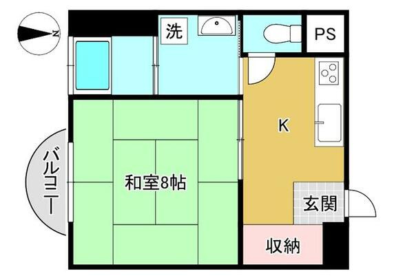 中台工業伊東マンション第2別館の間取り