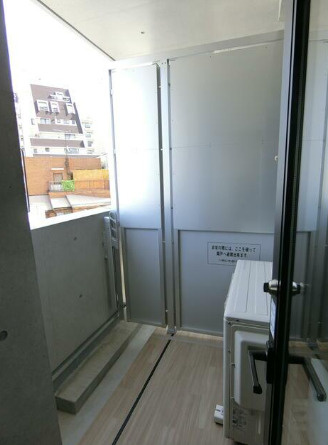 豊島区池袋３丁目の賃貸マンションのバルコニー