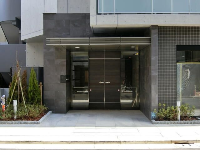 豊島区池袋３丁目の賃貸マンションのエントランス