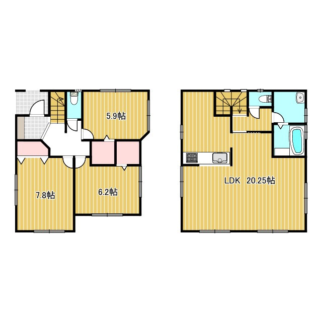 和田戸建の間取り