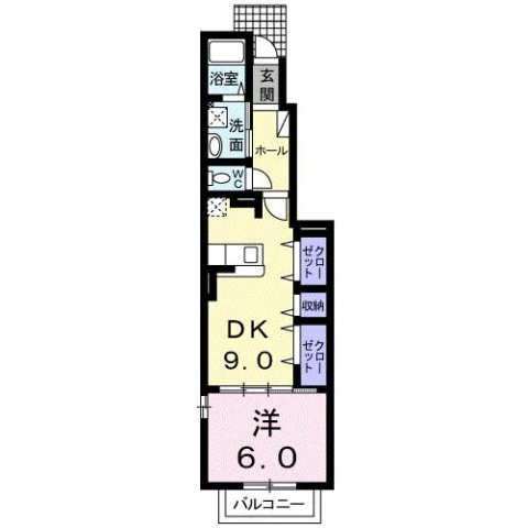クラールⅡの間取り